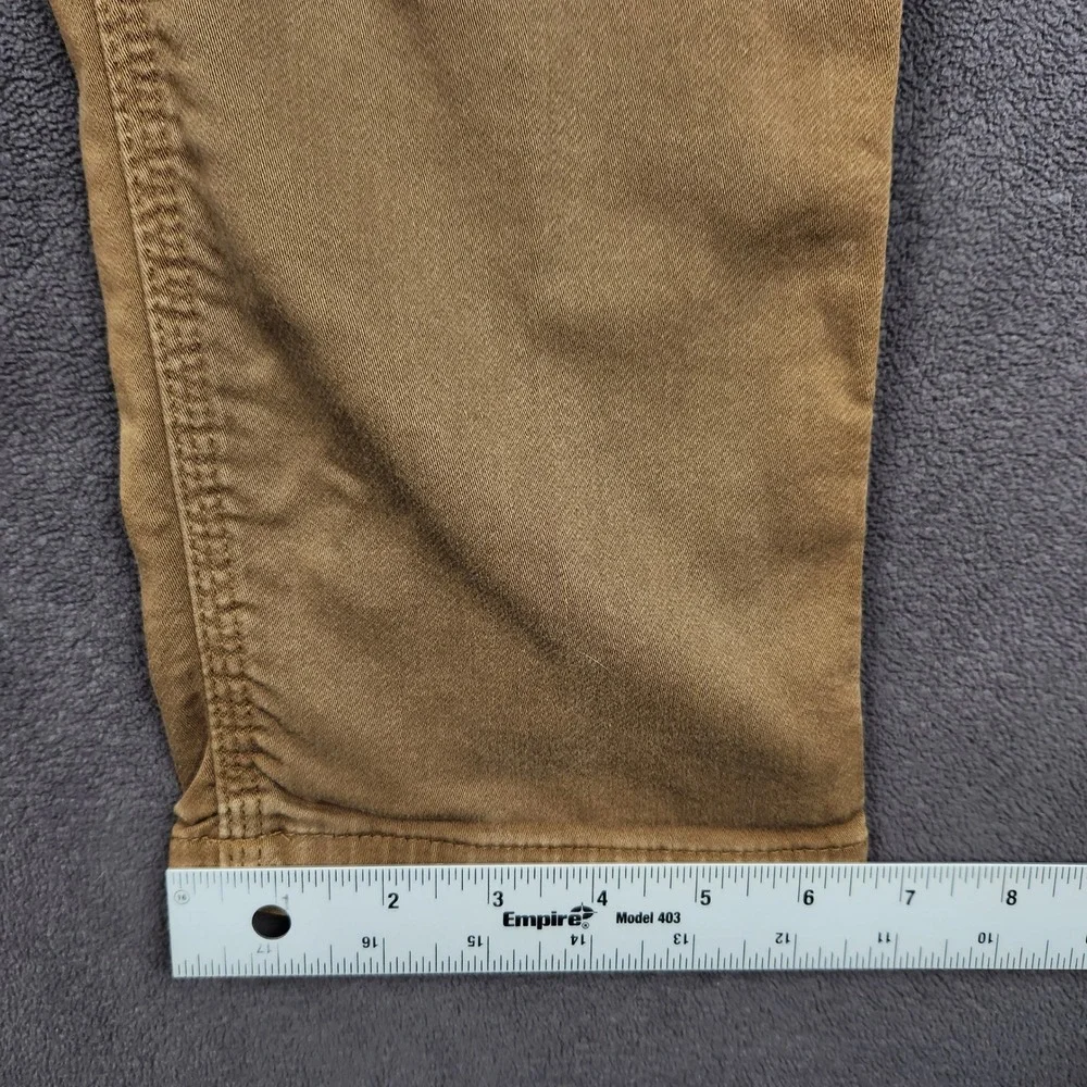 DU/ER N2X Relaxed Taper Pants Mens 30x30 Brown Khaki Cotton Blend Performance